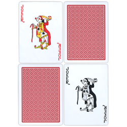 (image for) Fournier Plastic Playing Cards- Regular Pips (red)