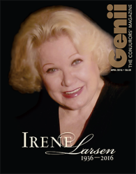 (image for) Genii Magazine "Irene Larson" April 2016 - Book