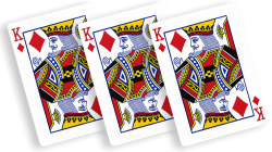 (image for) Flash Poker Card King of Diamonds (Ten Pack) - Trick