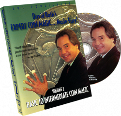 (image for) David Roth's Expert Coin Magic Made Easy Vol 2 (Intermediate to Advanced) - DVD