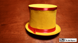 (image for) Collapsible Top Hat (Yellow) by Mr. Magic - Trick