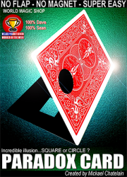 (image for) Paradox Card (Red) by Mickael Chatelain - Trick