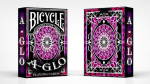 Bicycle A Glo Playing Cards (Red)