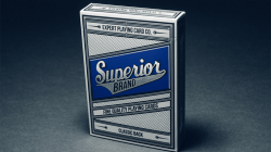 (image for) Superior (Blue) NEW Playing Cards by Expert Playing Card Co