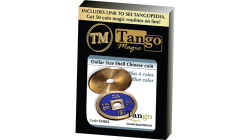 (image for) Dollar Size Shell Chinese Coin (Blue) by Tango Magic (CH025)