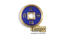 (image for) Dollar Size Chinese Coin (Blue and Yellow) by Tango (CH036)
