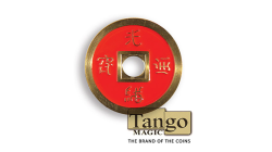(image for) Dollar Size Chinese Coin (Red and Blue) by Tango (CH039)