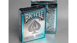(image for) Bicycle Metal Rider Back Playing Cards (Blue) by Collectable Playing Cards