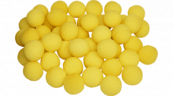 1 inch Super Soft Sponge Ball (Yellow) Bag of 50 from Magic By Gosh
