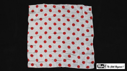 (image for) Polka Dot Hanky, Red on White (21 inches x 21 inches) by Mr. Magic - Trick