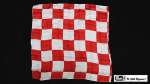 (image for) Production Hanky Chess Board Red and White (21" x 21") by Mr. Magic - Trick