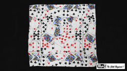 (image for) Production Hanky Multi Card Print (21 inches x 21 inches) by Mr. Magic - Trick