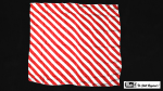 (image for) Production Hanky Zebra Red and White (21" x 21") by Mr. Magic - Trick