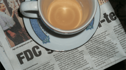 (image for) Torn and Restored Water in the Newspaper Gimmick