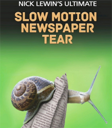 (image for) Nick Lewin's Ultimate Slow Motion Newspaper Tear - DVD