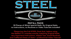 (image for) STEEL Refill Nails 50 ct. (80mm) by Rasmus - Trick