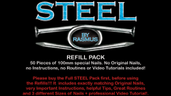 (image for) STEEL Refill Nails 50 ct. (100mm) by Rasmus - Trick