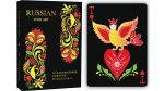 Russian Folk Art Limited Edition (Black) Printed by USPCC (image for) Russian Folk Art Limited Edition (Black) Printed by USPCC