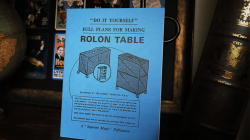 (image for) Plans for the Rolon Table - Book