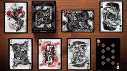(image for) Black Dragon Series Playing Cards (Standard Edition) by Craig Maidment