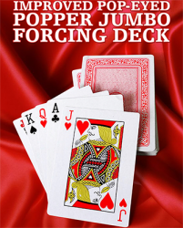 (image for) Improved Pop-Eyed Popper Jumbo Forcing Deck (Red) - Trick