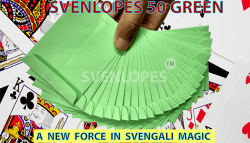 (image for) Svengali Envelopes (Green) by Sven Lee - Trick