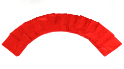 (image for) Silks 15 inch 12 Pack (Red) Magic by Gosh - Trick (12 PACK IS 1 UNIT)