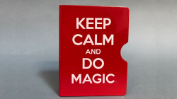 (image for) Keep Calm and Do Magic Card Guard (Red) by Bazar de Magia