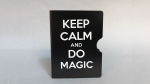 (image for) Keep Calm and Do Magic Card Guard (Black) by Bazar de Magia