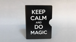 (image for) Keep Calm and Do Magic Card Guard (Black) by Bazar de Magia
