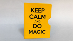 (image for) Keep Calm and Do Magic Card Guard (Yellow) by Bazar de Magia