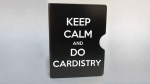 (image for) Keep Calm and Do Cardistry Card Guard (Black) by Bazar de Magia