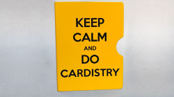 (image for) Keep Calm and Do Cardistry Card Guard (Yellow) by Bazar de Magia