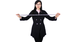 (image for) Vanishing Cane (Plastic, BLACK & WHITE STRIPED) by JL Magic