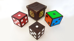 (image for) Color Changing Dice (4 Wooden Die) - Trick