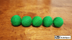 (image for) Crochet 5 Ball combo Set (1"/Green) by Mr. Magic - Trick