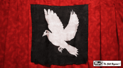 (image for) Production Silk Dove Print 16" x 15" by Mr. Magic - Trick