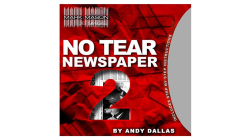 (image for) No Tear Newspaper 2 (Gimmick and Online Instructions) by Andy Dallas - Trick