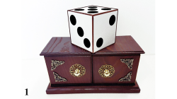 (image for) Tora Antique Dice Box by Tora Magic