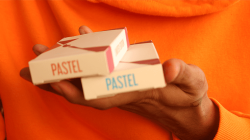 (image for) Pastels Orange Limited Edition Playing Cards