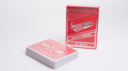 (image for) Superior Skull & Bones V2 (Red/Silver) Playing Cards by Expert Playing Card Co.