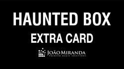 (image for) Haunted Box Extra Gimmicked Card (Red) by Jo?o Miranda Magic - Trick