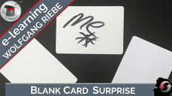 (image for) Blank Card Surprise by Wolfgang Riebe video DOWNLOAD