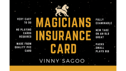(image for) Magicians Insurance Card by Vinny Sagoo - Trick