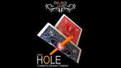 (image for) CRAZY HOLE Red (Gimmick and Online Instructions) by Mickael Chatelain - Trick