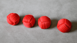 (image for) Monkey Fist Cups and Balls (4 Balls) by Leo Smetsters - Trick