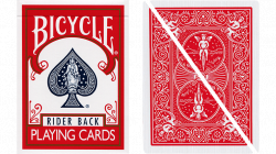 (image for) Split Pop Eyed Popper Deck Bicycle (Red)