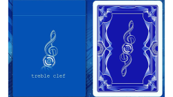 (image for) Treble Clef (Blue) Playing Cards
