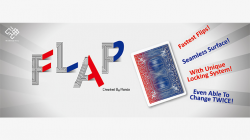 (image for) Modern Flap Card (Blue to Red Face Card) by Hondo