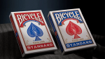 (image for) Bicycle Standard Playing Cards in Mixed Case Red/Blue(12pk)with individual hang tabs on deck by USPCC